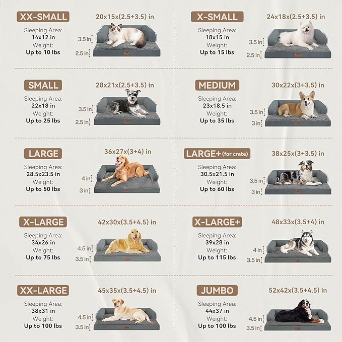 Small Dog Bed Orthopedic Washable Cat Bed Memory Foam Small Couch Sofa Indoor - Image 2
