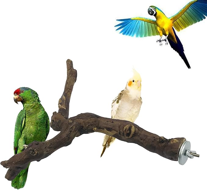 2 PCS Natural Grape Stick Fork Bird Perch Bird Standing Stick Chewing Bird Toys - Image 7