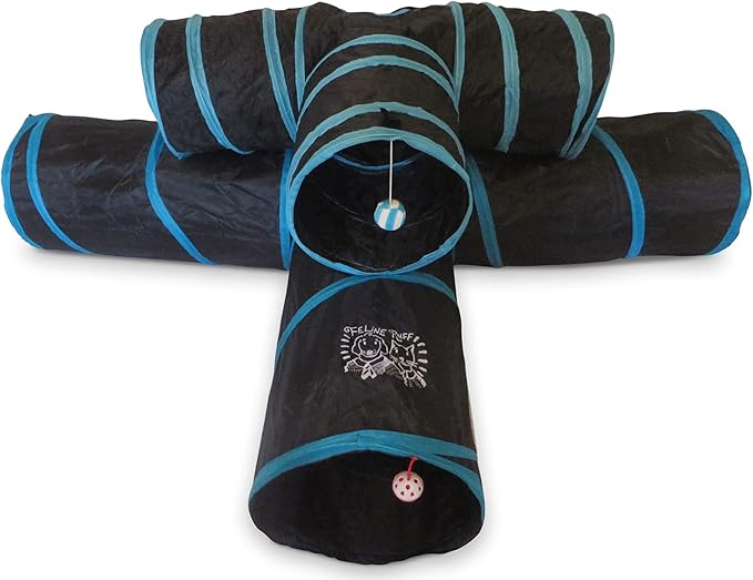 Feline Ruff Premium 3 Way Cat Tunnel. Extra Large 12 Inch Diameter and Extra - Image 2