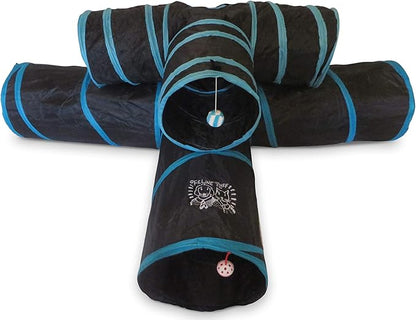 Feline Ruff Premium 3 Way Cat Tunnel. Extra Large 12 Inch Diameter and Extra - Image 2