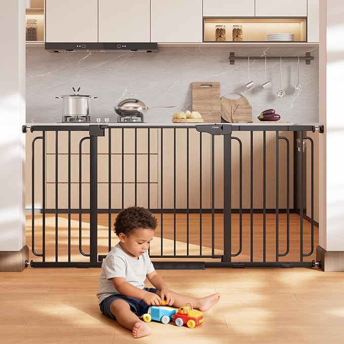 Cumbor 36.6-64" Extra Wide Baby Gate by Cumbor