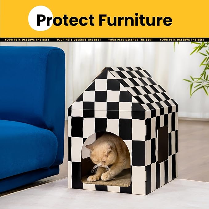 Conlun Cardboard Cat House - Image 3
