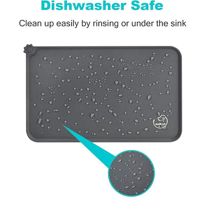 Silicone Waterproof Dog Cat Pet Feeding Mats, Non Slip, Easy Clean Pet Dog Cat - Image 6
