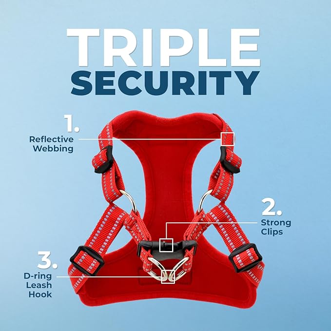 Best Pet Supplies Voyager Adjustable Step-in Flex Breathable Mesh Dog Harness - Image 3