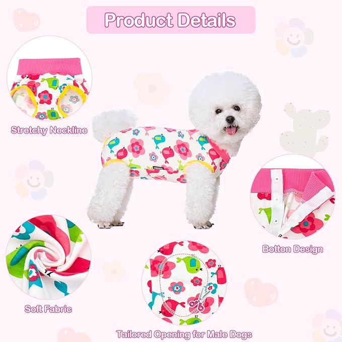 Coppthinktu Recovery Suit for Dogs After Surgery, Dog Onesie Surgery Recovery - Image 3