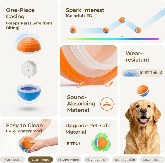 Interactive Dog Toys: Shaky Dog Ball - Image 3