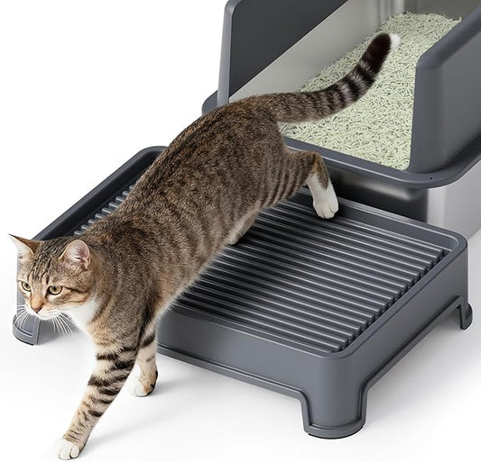 Booche Cat Ramp for Litter Box Elevated Litter Ramp for Cat Litter Boxes by Unknown