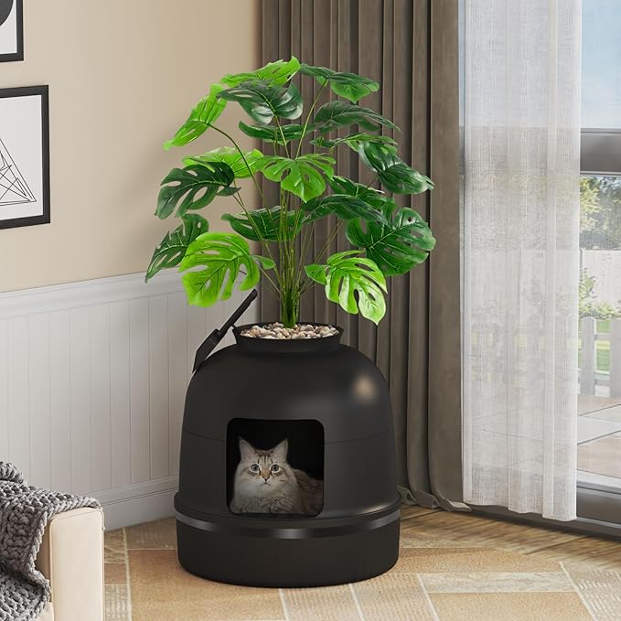 Lifewit Cat Litter Box, Hidden Enclosure Litter Tray - Image 9