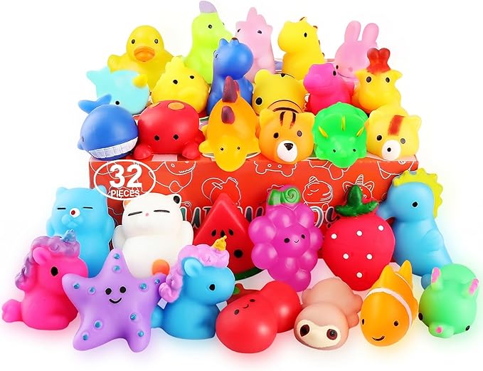 nobasco Squishies, 32 Pack Mochi Squishy Toys - Image 9