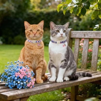 2 Pack Flower Cat Collars Breakaway - Image 5