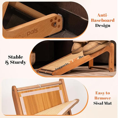 CHEERHOME PETS Sisal Cat Scratcher Ramp - Image 3