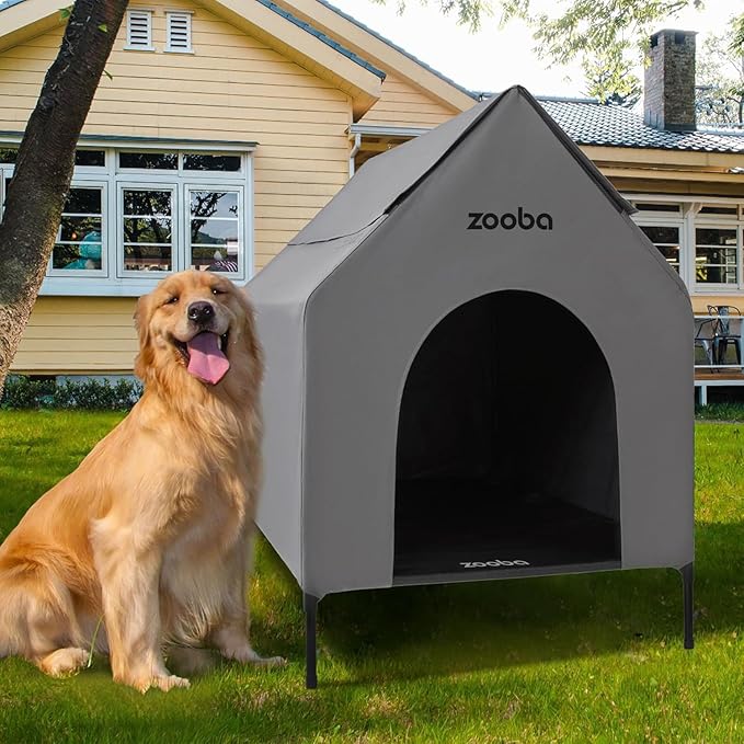 Zooba 36" Large Dog House for Large Dog Indoor or Outside, Weatherproof 600D by Zooba