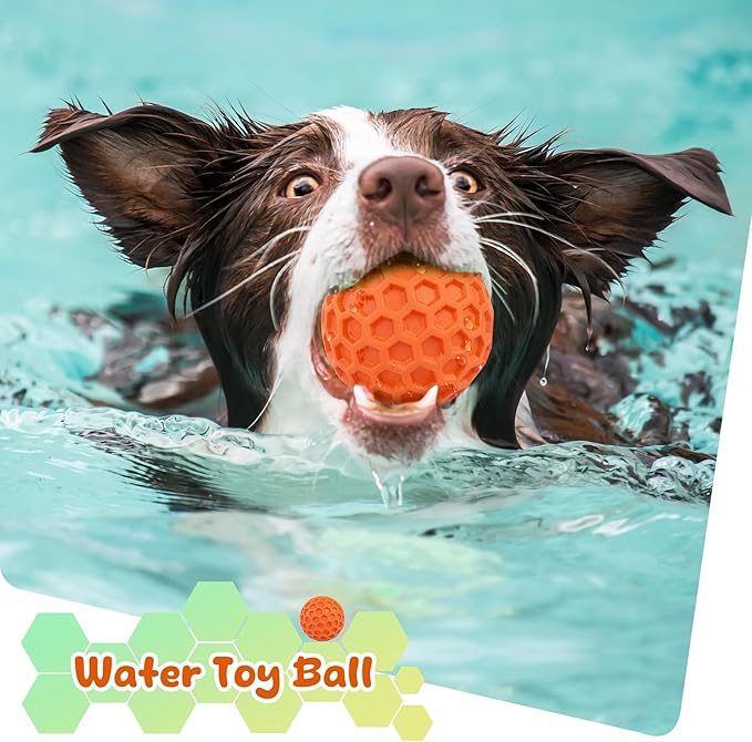 Squeaky Dog Toys for Aggressive Chewers, Indestructible Dog Balls for - Image 6