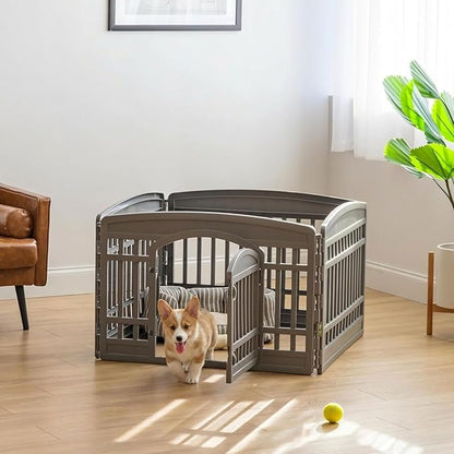 IRIS USA 24" Dog Playpen 4-Panel Pet Exercise Pen - Image 4
