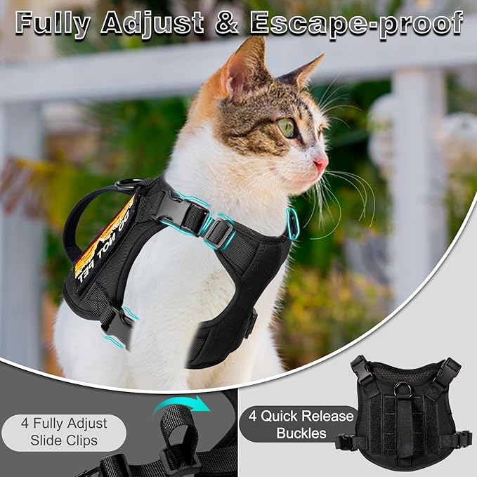 Tactical Cat Harness and Leash Set - Image 4