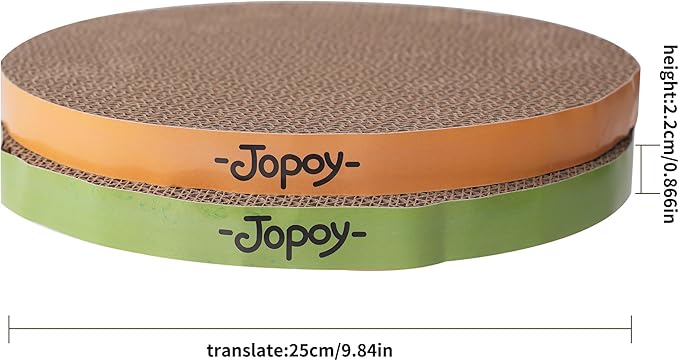 Round Cat Scratcher Replacement Pads -Circle Scratcher Pad Cardboard Cat - Image 2