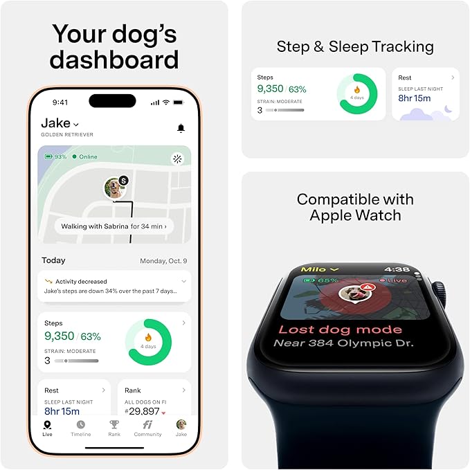 Fi New Series 3+ Smart Dog Tracker Collar GPS Tracker - Image 3