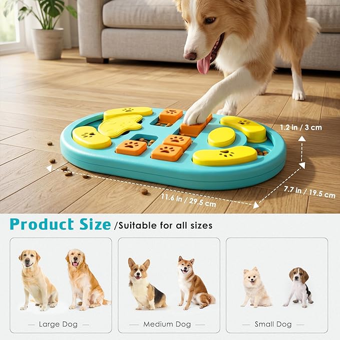 Dog Puzzle Toy, Interactive Treat Puzzle - Image 4
