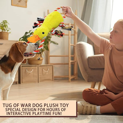 YZHDUXIU Tug of War Dog Toy, Squeaky Dog Toys Interactive Duck Puppy Toys to - Image 5