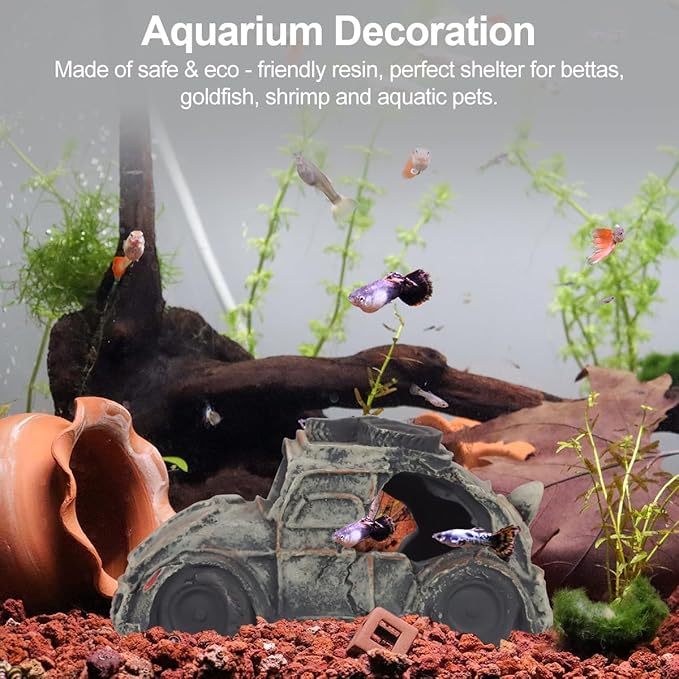 Virekm Fish Tank Decor, Aquarium Decorations - Image 7