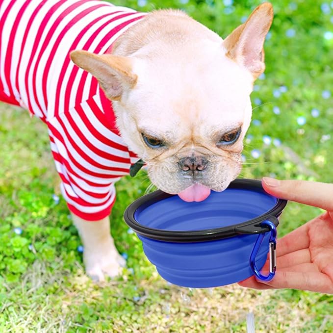Dog Bowl Pet Collapsible Bowls, 2 Pack Collapsible Dog Water Bowls - Image 8