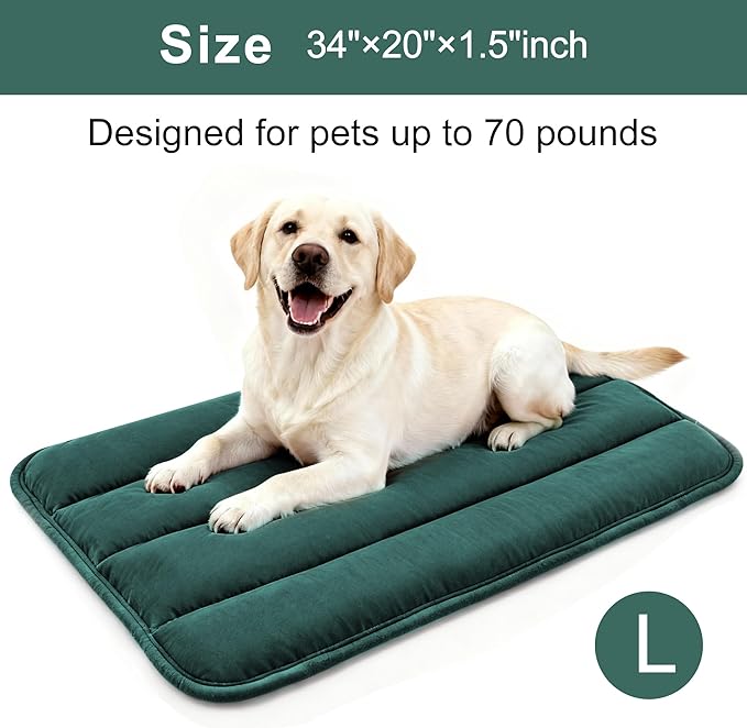 Dog Bed Mat, Reversible Dog Crate Pad - Image 3
