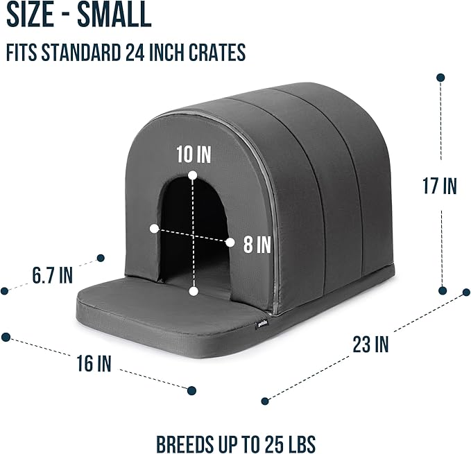 PELZIN Orthopedic Dog Bed House - Image 8