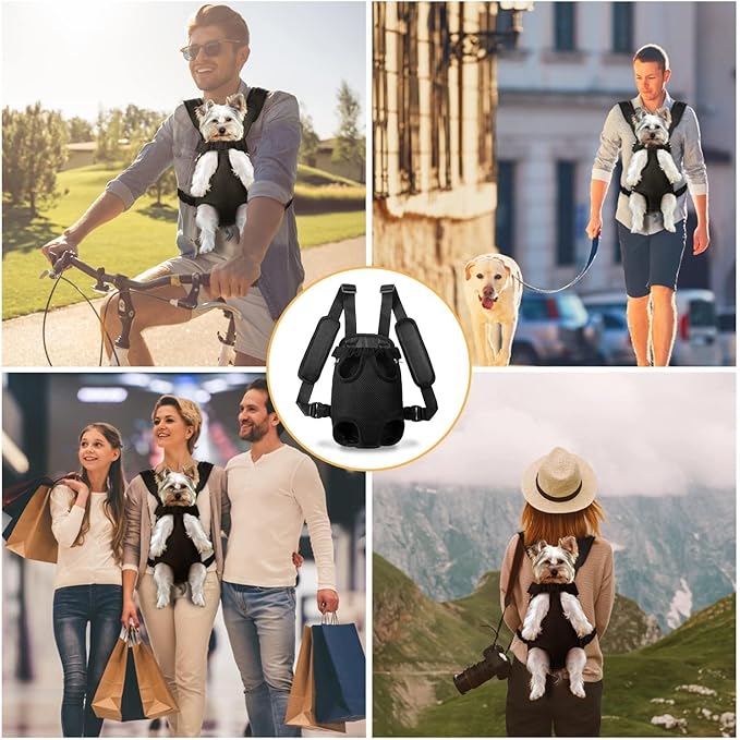 YUDODO Pet Dog Carrier Backpack Adjustable Dog Front Carrier, Legs Out Easy-Fit - Image 6