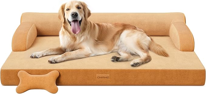 CWAWZ XL Orthopedic Dog Bed, Extra Large Dog Bed, Dual-Sided Pet Cooling Beds by CWAWZ