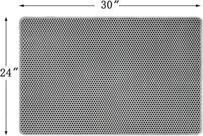 Cat Litter Mat Large Cat Litter Trapping Mat 30x24 inch Double Layer Urine and - Image 3
