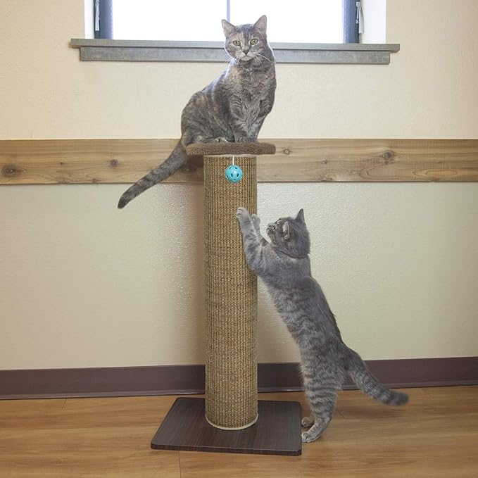 Kitty City Tall Sisal Cat Scratching Post, 32” Durable Scratcher - Image 3
