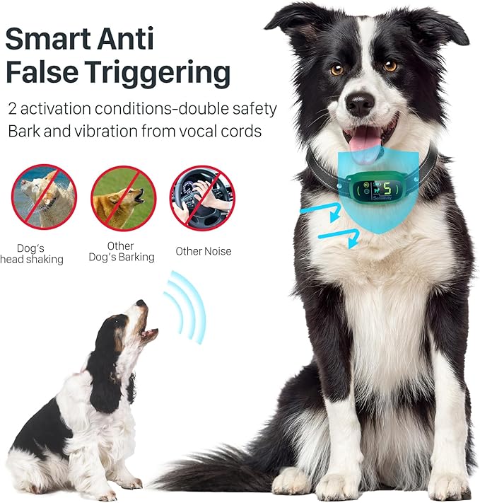 FAFAFROG Dog Bark Collar, Rechargeable Smart Collar, Anti Barking Training - Image 3