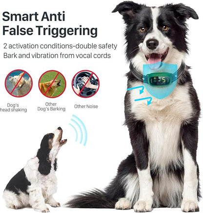 FAFAFROG Dog Bark Collar, Rechargeable Smart Collar, Anti Barking Training - Image 3
