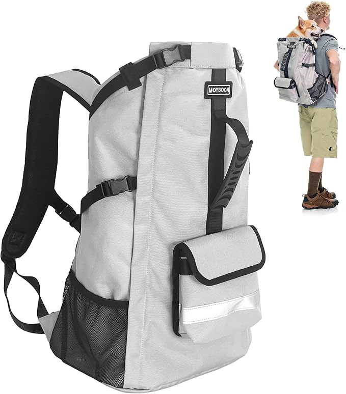 Dog Backpack Carrier for Medium Dogs by FoxFocus