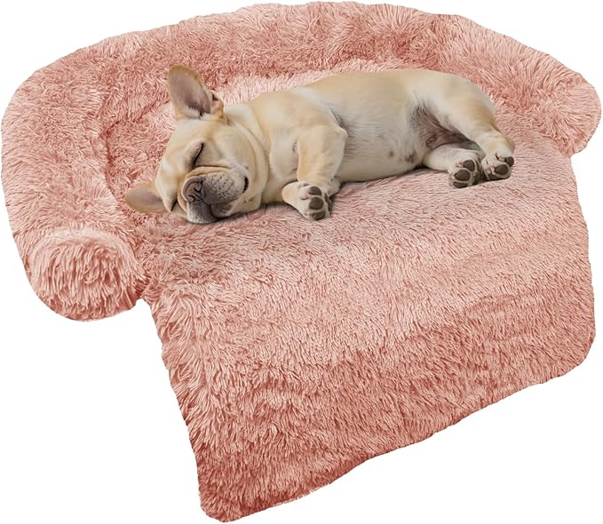GGIB Calming Dog Bed Fluffy Plush Dog Mat by GGIB