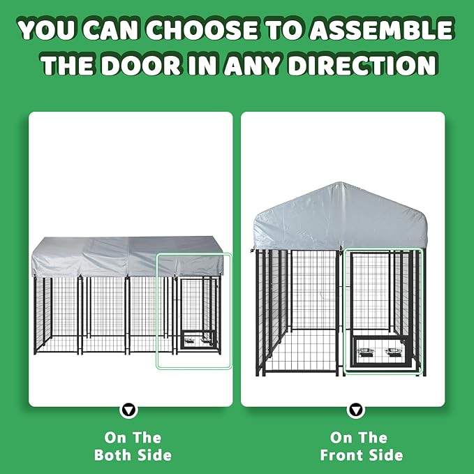 LEMBERI 8x4x4 Outside Dog Kennel - Image 7