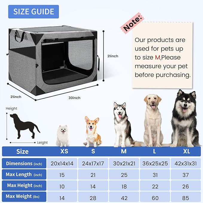 Dog Crate, Portable and Foldable Design of Dog Cage, Dog Kennel - Image 5