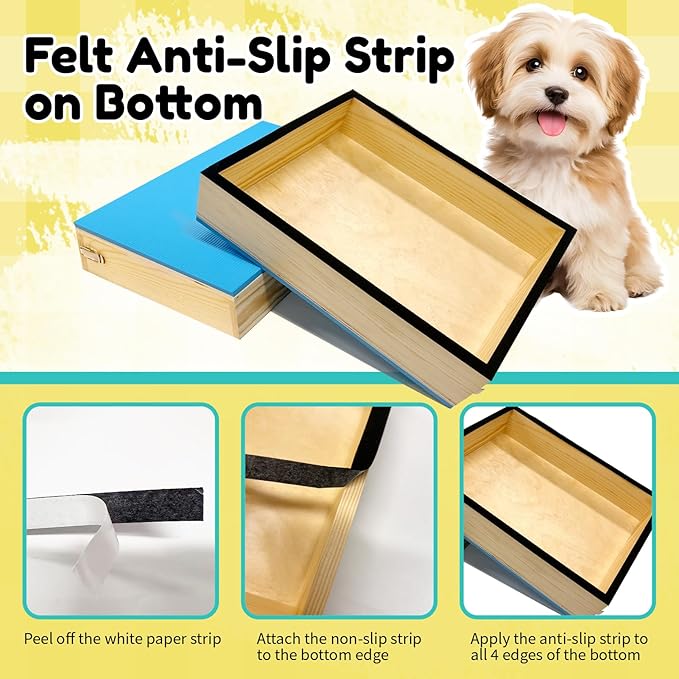 2 PCS Connectable Wooden Dog Training Platform Non-Skid Dog Place Boards - Image 4