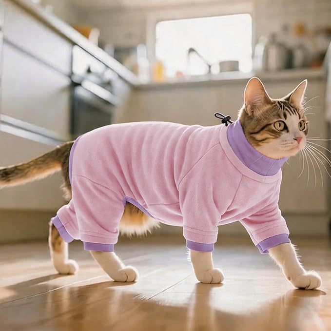 PUMYPOREITY Cat Behavior Control Sweater – Stops Licking & Over-Grooming - Image 6