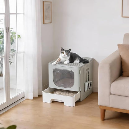 OLIXIS Foldable Cat Litter Box - Image 7