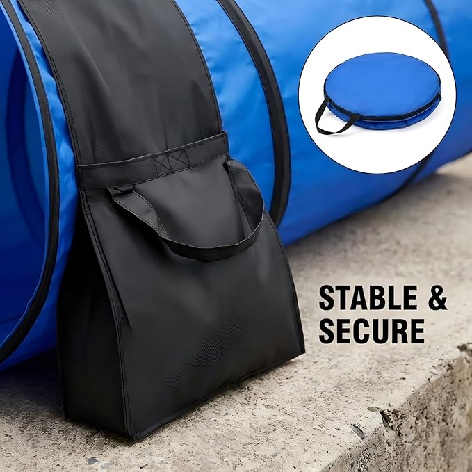28in Dog Tunnel for Large Dogs, 10ft Heavy Duty Dog Agility Training Equipment - Image 7