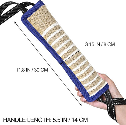 ToLanbbt Dog Tug Toy Bite Jute Pillow Pull Toy - Image 2