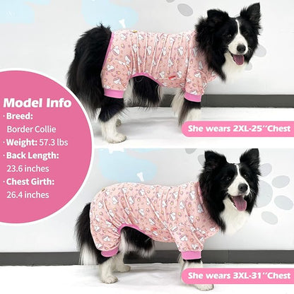 KYEESE Dog Pajamas Velvet Dog Pajamas Large Sized Dogs Soft Dogs Clothes Pjs - Image 5