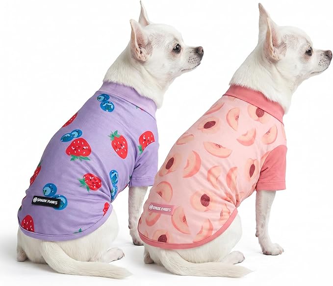 Spark Paws Sunblock Dog T-Shirt, SPF30 Protection, Lightweight Breathable Quick by SparkPaws