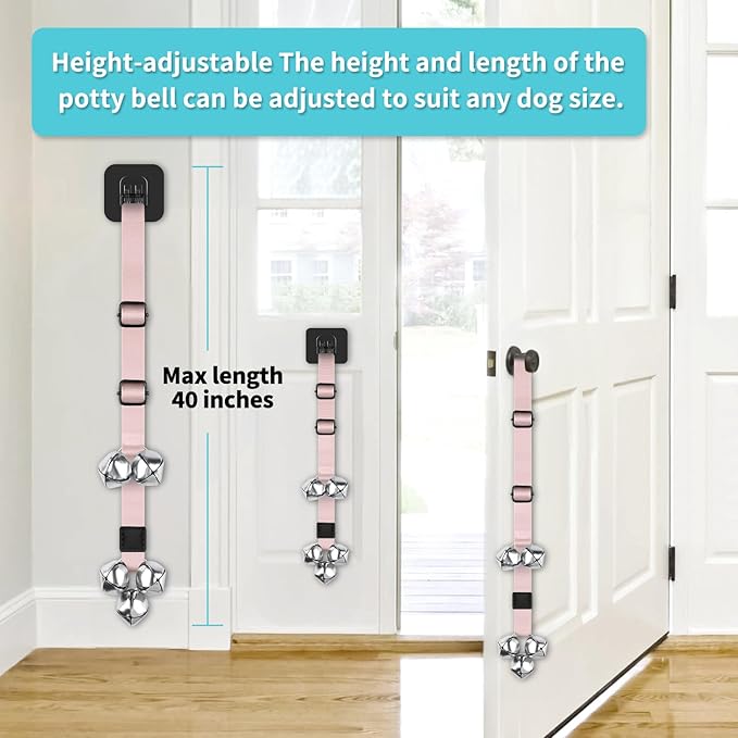 COOYOO Dog Doorbells, Adjustable Potty Training Dog Bells, Upgraded - Image 7