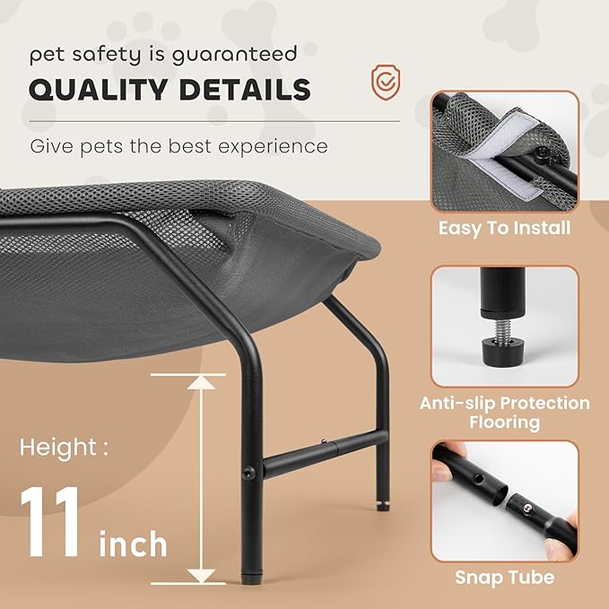JUNSPOW Large Cat Hammock Bed - Image 5