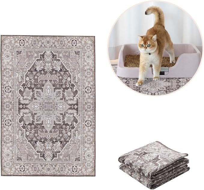 Lovewag Pets Cat Litter Box Mats 2 Pack - Image 2