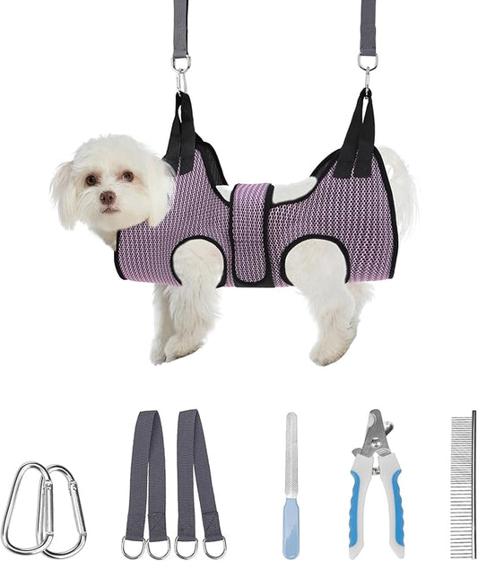 PAWCHIE Dog Grooming Hammock Harness by PAWCHIE