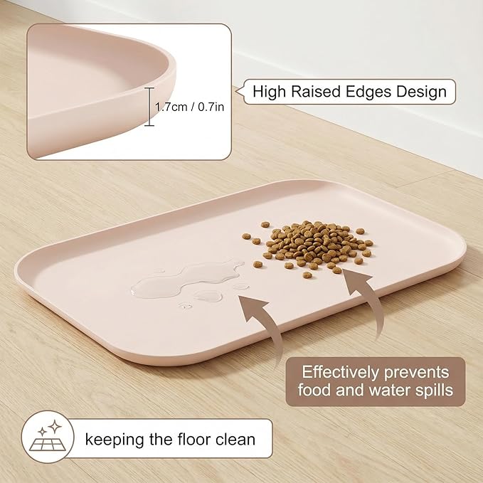 BLESWIN Waterproof Silicone Pet Feeding Mat - Image 3