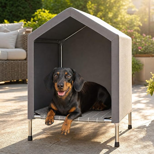 Elevated Dog House for Small Dogs by Dopliv